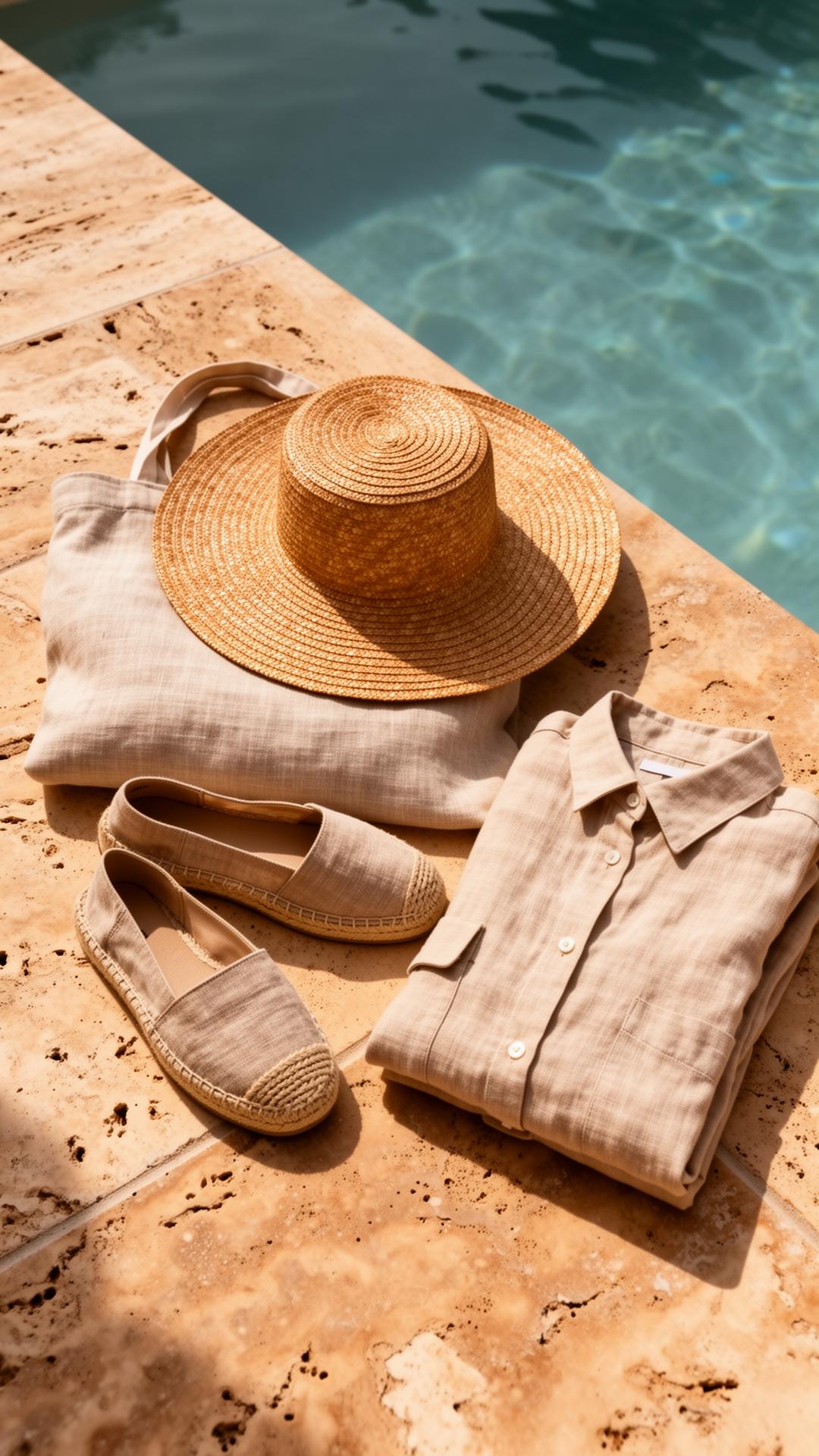 Linen beachside set